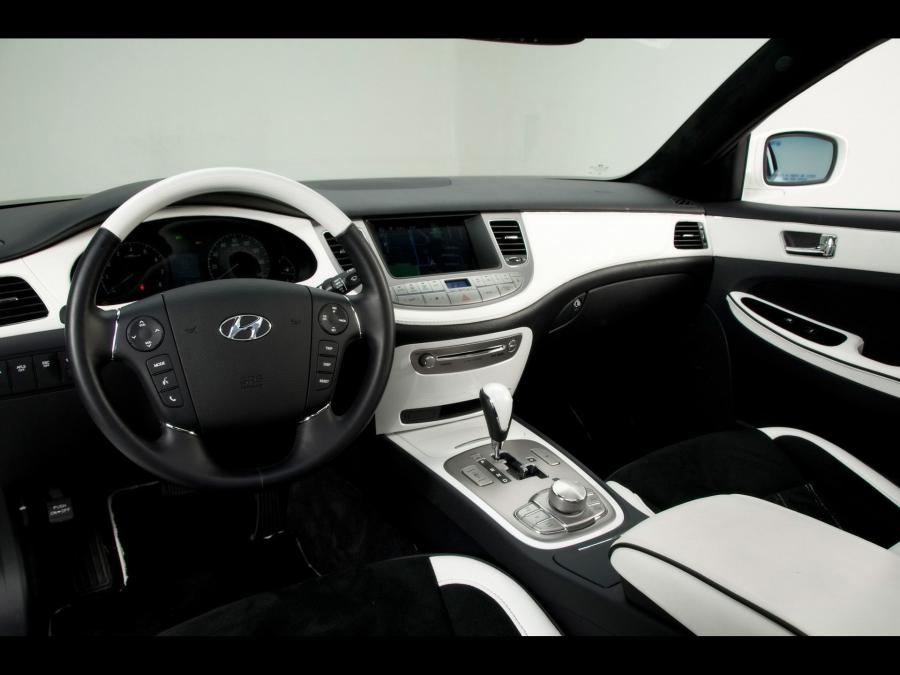  Hyundai Genesis White Edition by DUB Magazine 2008 года  (фото 12 из 18)